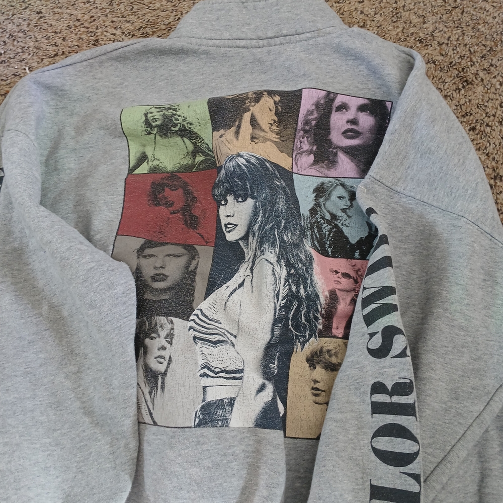 Taylor Swift Gray Tour Sweatshirt..SOLD